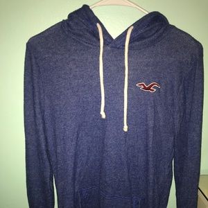 Blue light weight hoodie
